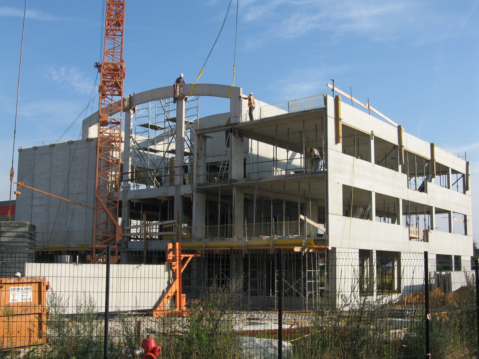 Construction d’un ensemble de 1500 m2 de bureaux à Marly « LE VENTURI » en Opération immobilière